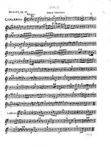 Partition hautbois 2, Piano Concerto No.26, Krönungskonzert ; Coronation Concerto