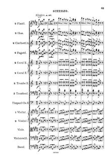Partition Segment 2, Nordic  No.5, Op.26, A major, Hamerik, Asger