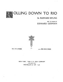 Partition complète (G minor), Rolling Down to Rio, German, Edward