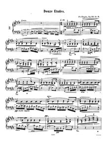 Partition Etude No.7, Etudes Op.25, Chopin, Frédéric
