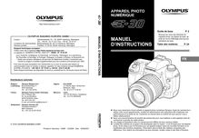 Notice Appareil Photo numériques Olympus  E-30