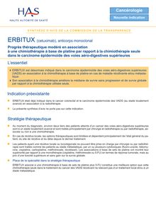 ERBITUX - Synthèse d avis ERBITUX - CT-7363