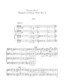 Partition altos, Daphnis et Chloé  No.2, Fragments symphoniques II