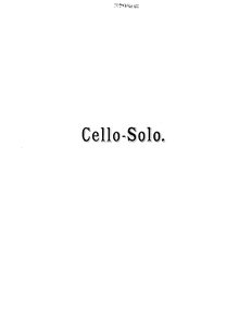 Partition de violoncelle, Concert Fantasy, Op.42, D major