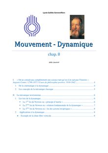 Mouvement - Dynamique