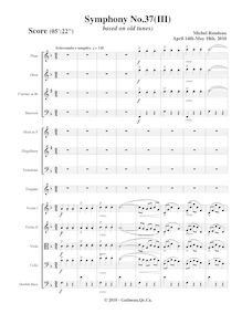 Partition , Scherzando e semplice, Symphony No.37, D major, Rondeau, Michel