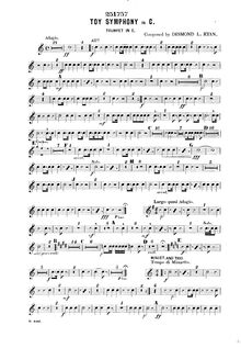 Partition trompette, A New Toy Symphony, C major, Ryan, Desmond Lumley