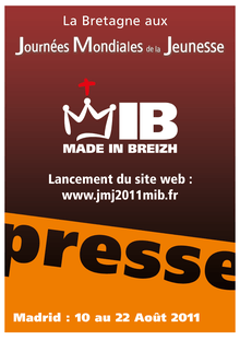dossier de presse JMJV2.indd - JMJ MIB 2011 - Accueil