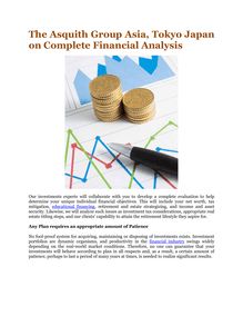 The Asquith Group Asia, Tokyo Japan on Complete Financial Analysis