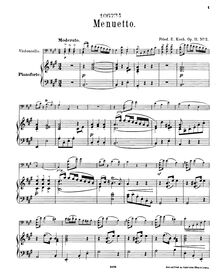 Partition de piano, 4 Tanzstücke pour violoncelle et Piano, Op.11