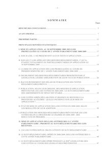Contrôle de l application des lois 2009 - Rapport annuel de contrôle de l application des lois