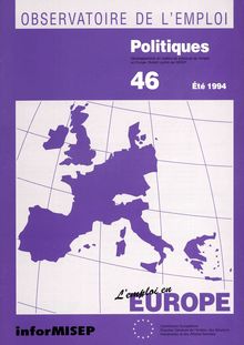 OBSERVATOIRE DE L EMPLOI Politiques N° 46 Été 1994