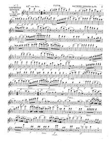 Partition flûte, Symphony No.3, Op.55, Eroica, E♭ major, Beethoven, Ludwig van