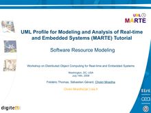 UML Profile for MARTE Tutorial