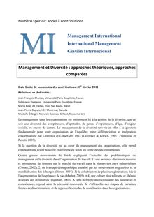 Management International International Management Gestión ...