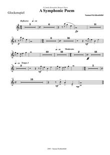 Partition carillon, A symphonique Poem, Krähenbühl, Samuel