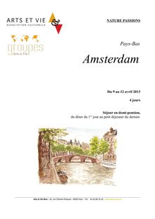 Visiter Amsterdam en 4 jours - Arts et vie