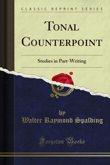 Tonal Counterpoint