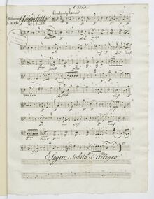 Partition viole de gambe, 6 corde quintettes, G.325-330 (Op.31) par Luigi Boccherini