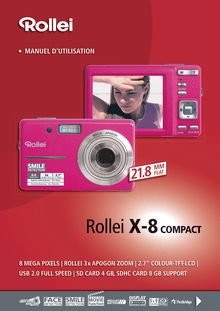 Notice Appareil Photo numériques Rollei  X-8 Compact