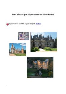 Les Châteaux Classés par départements