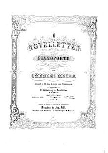 Partition complète, 6 Novelletten, Op.183, Mayer, Charles