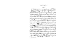 Partition parties complètes, corde quintette, Op.59, F major, Rubinstein, Anton