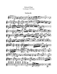 Partition violons II, Cockaigne Overture, Op.40, In London Town