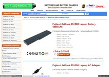 Fujitsu LifeBook S7020D Notebook Battery