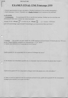 UTBM 1999 cp41 methodologie de conception genie mecanique et conception semestre 2 final