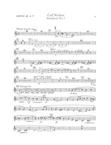 Partition cor 3, 4 (en F), Symphony No. 5, Op. 50, Nielsen, Carl