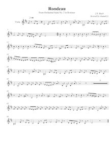 Partition altos (aigu clef),  No.2, Overture, B minor, Bach, Johann Sebastian