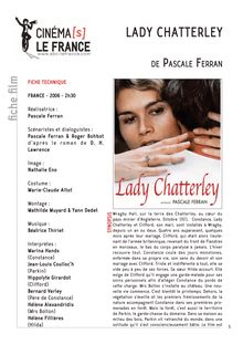 Lady Chatterley de Ferran Pascale