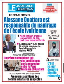 Le Quotidien d’Abidjan N° 4208 - du vendredi 23 septembre 2022