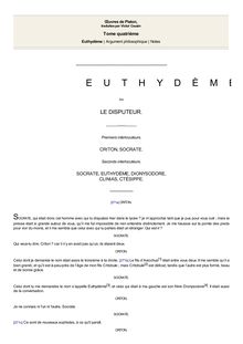Euthydème (trad. Cousin)