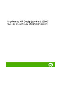 Guide de préparation - Imprimantes HP  Designjet L25500