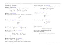 Sujet : Analyse, Intégration, Sommes de Riemann