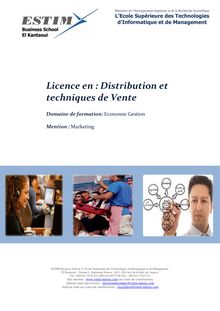 Licence en : Distribution et techniques de Vente