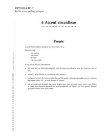 Rectifications orthographiques, Accent circonflexe