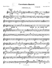 Partition cor 2 (en E♭), Sinfonia concertante, Sinfonia Concertante