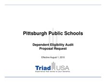 PPS 2010 Dependent Eligibility Audit RFP -  FINAL