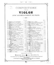 Partition de piano, L arte del arco; Variations on Gavotte from Corelli s Op.5, No.10