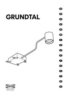 mode d emploi IKEA - GRUNDTAL