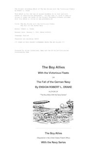 The Boy Allies with the Victorious Fleets - Or, the Fall of the German Navy