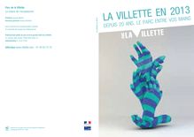 Programme La Villette 2013