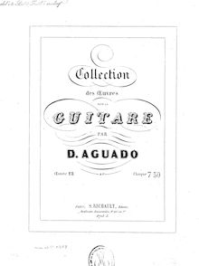 Score, 6 Menuets et 6 Valses, Op.12, Aguado, Dionisio