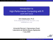 Introduction to High-Performance Computing with R - UseR ...
