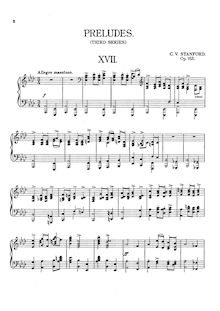 Partition Nos.17-24 - partition complète, préludes, Op.163, Stanford, Charles Villiers