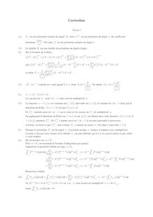 Correction : Analyse, Intégration par la méthode de Gauss