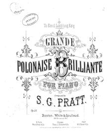 Partition complète, Grande polonaise brillante, Grande Polonaise Brilliante (composer s title)